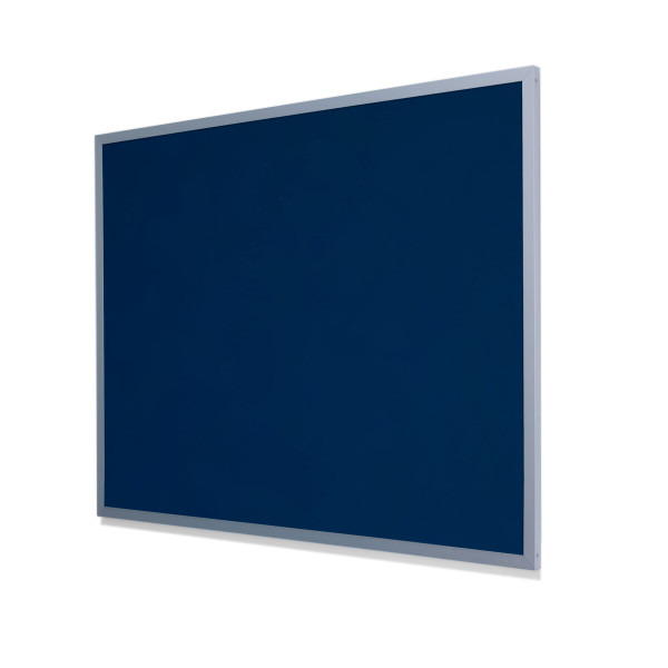 2214 Blue Berry Colored Cork Forbo Bulletin Board with Heavy Aluminum Frame